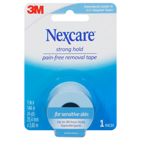 Save on Nexcare Strong Hold PainFree Removal Tape 1 Inch for Sensitive Skin Order Online