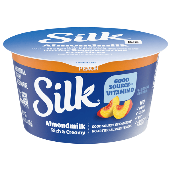 Save on Silk Dairy Free Peach Almondmilk Yogurt Alternative Cup Order