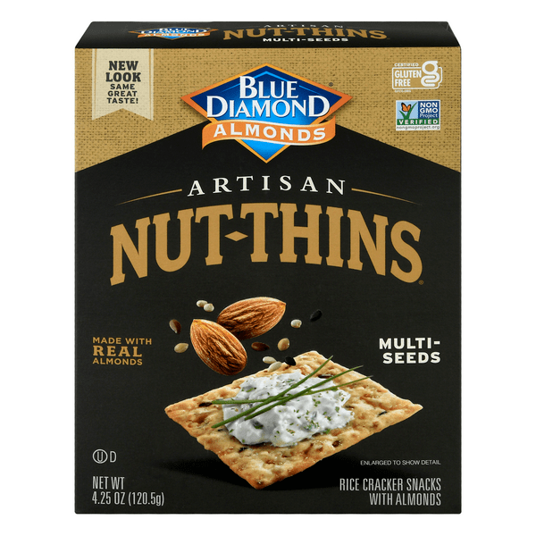 Save on Blue Diamond Artisan NutThins Gluten Free MultiSeeds Rice