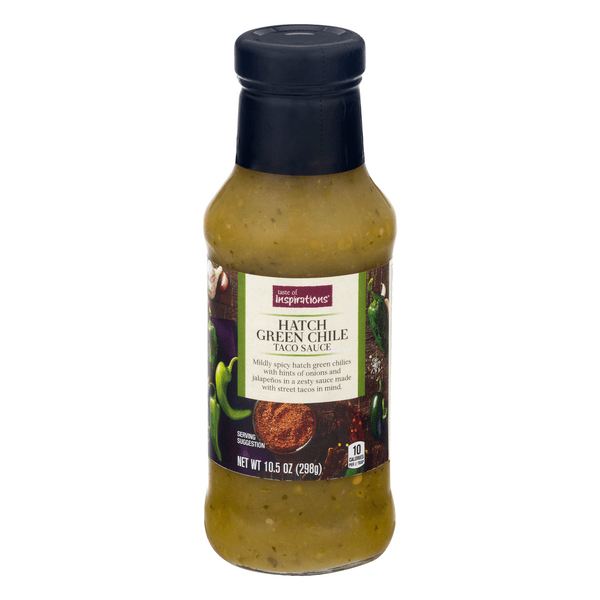 Save on Taste of Inspirations Hatch Green Chile Taco Sauce Order Online