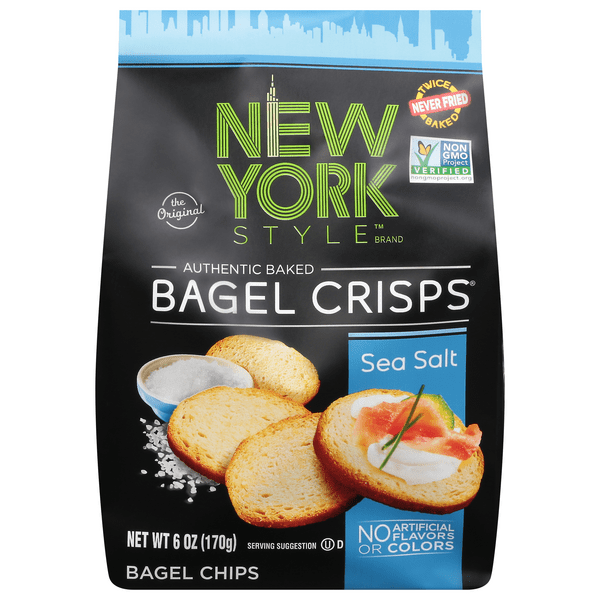 Save on New York Style Bagel Crisps Sea Salt Order Online Delivery Giant