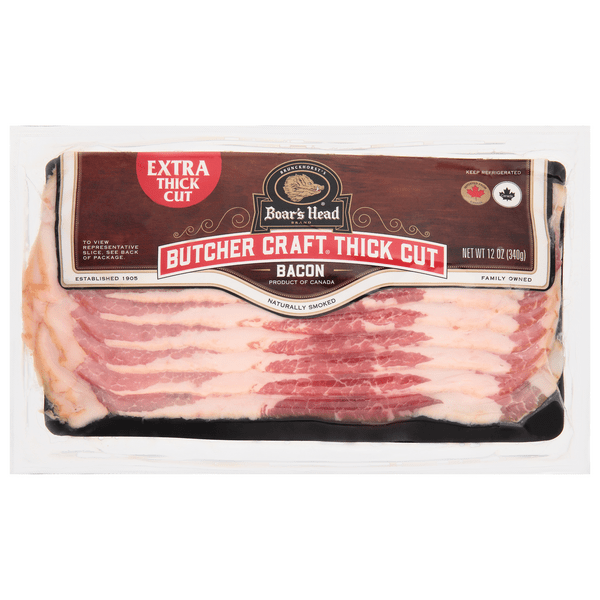 Save on Boar's Head Bacon Naturally Smoked Thick Sliced Order Online