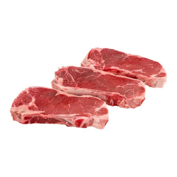 Save on GIANT USDA Choice Beef NY Strip Steak BoneIn 3 ct Fresh