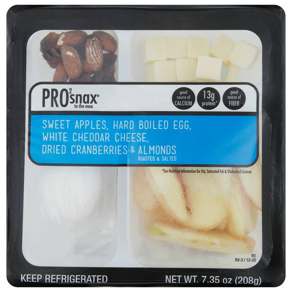 Save on Pro2snax Apples Egg White Cheddar Cheese Dried Cranberries
