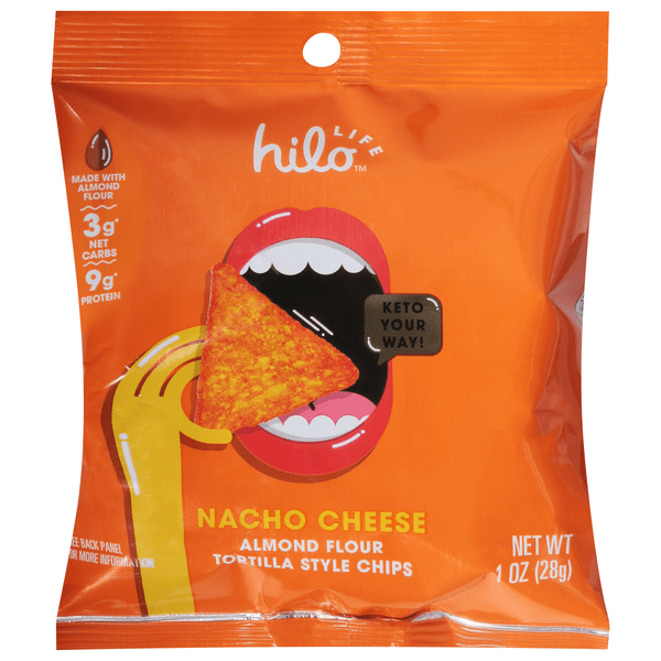 Save on Hilo Life Almond Flour Tortilla Style Chips Nacho Cheese Order