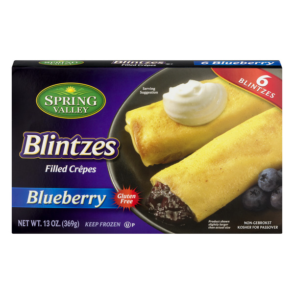 Save on Spring Valley Blintzes Blueberry Gluten Free 6 ct Order