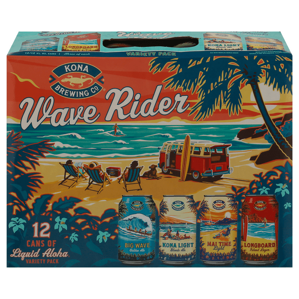 Save on Kona Brewing Co. Wave Rider Beer Variety Pack 12 pk Order
