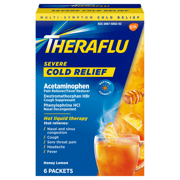 Save on Theraflu MultiSymptom Severe Cold Packets Green Tea & Honey