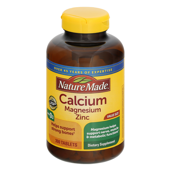 Save on Nature Made Calcium Magnesium Zinc w/Vitamin D3 Dietary