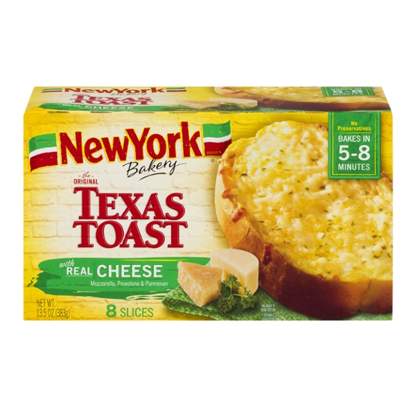 Save on New York Texas Toast Cheese Frozen 8 ct Order Online Delivery