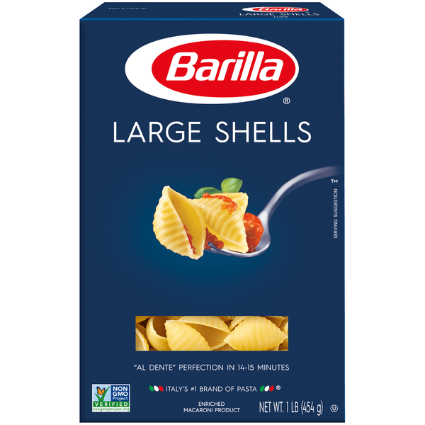Barilla® Classic Blue Box Oven Pasta Jumbo Shells 12 Oz