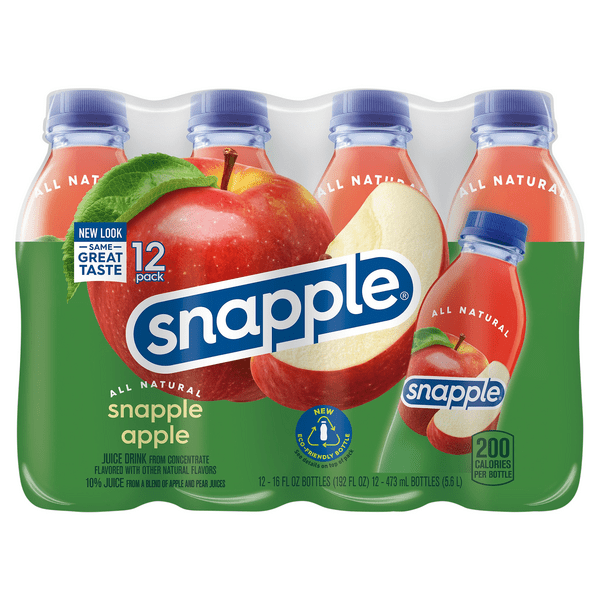 Save on Snapple Apple Juice Drink 12 pk Plastic Order Online Delivery