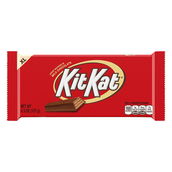 Save on KIT KAT Crisp Wafers Milk Chocolate Candy Bar XL Order Online