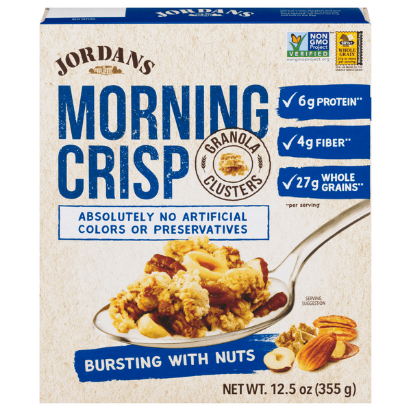 Save on Jordans Morning Crisp Granola Clusters Cereal Bursting with Nuts Order Online Delivery