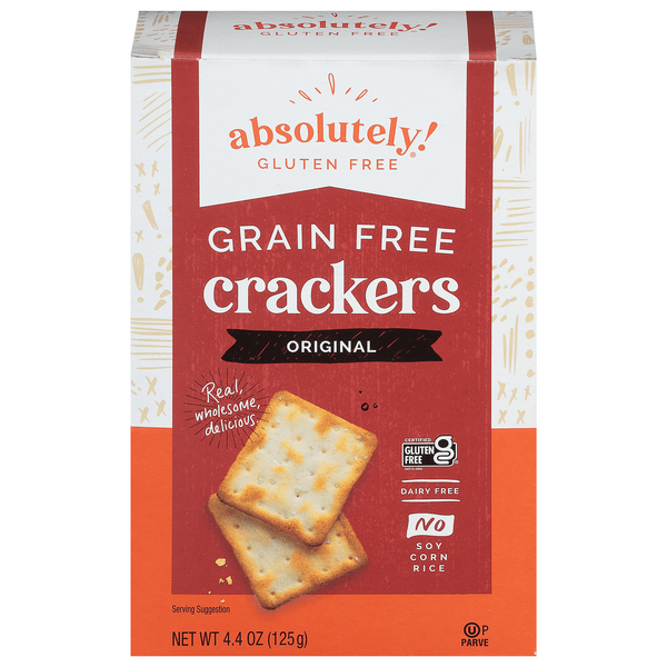Save on Absolutely Gluten Free Crackers Original Grain Free Order