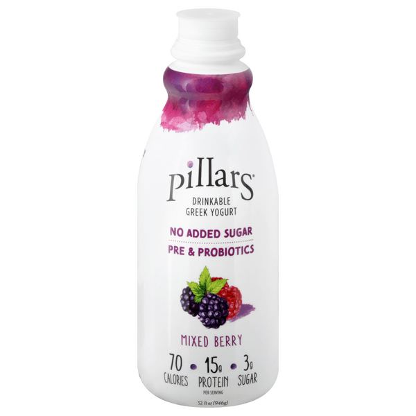 Save on Pillars Drinkable Greek Yogurt Mixed Berry Order Online Delivery Giant