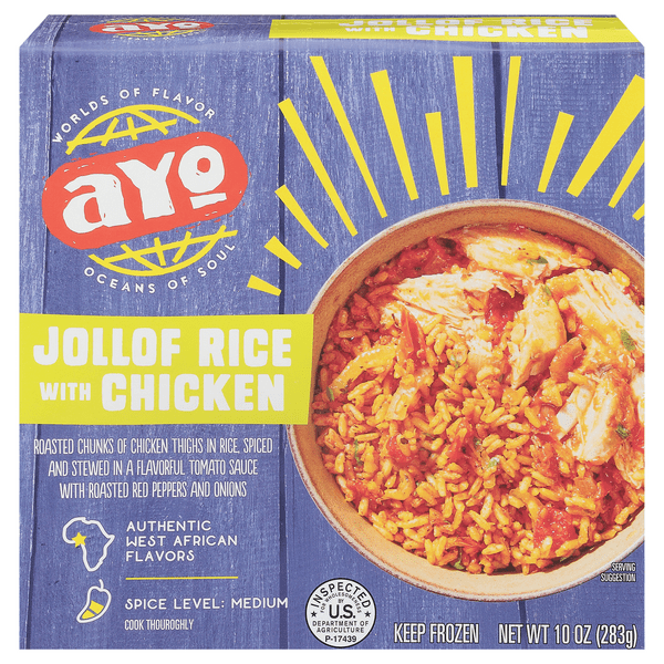 Save on Ayo Jollof Rice with Chicken Medium Order Online Delivery
