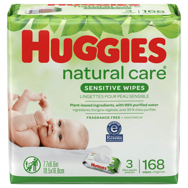 Save on Huggies Natural Care Baby Wipes Fragrance Free