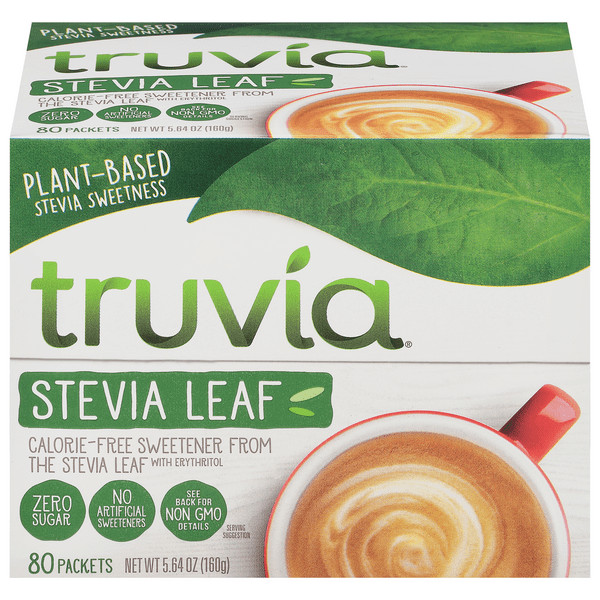 Save on Truvia Stevia Leaf Calorie Free Sweetener Packets 80 ct Order