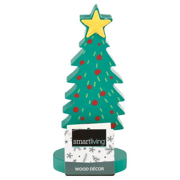 Save on Smart Living Holiday Mini Wood Decor Christmas Tree Order