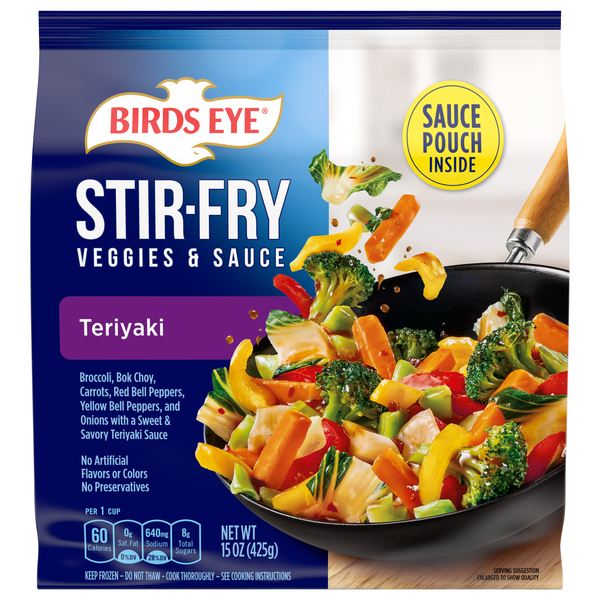 Save on Birds Eye StirFry Veggies & Sauce Teriyaki Frozen Order Online