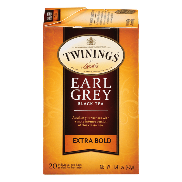 Save on Twinings of London Earl Grey Extra Bold Black Tea Bags Order