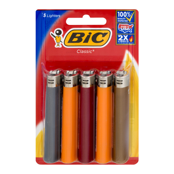 Bic Lighter Lit