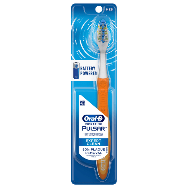 Save on OralB Pulsar Battery Toothbrush Medium Order Online Delivery