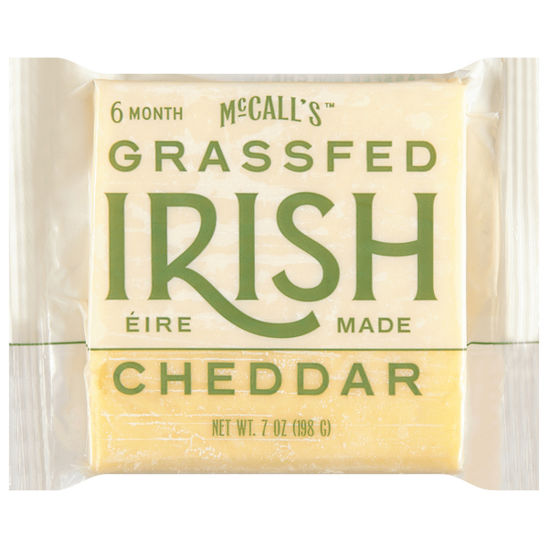 Save on McCall's Grassfed Irish Aged Cheddar Cheese Order Online Delivery Giant