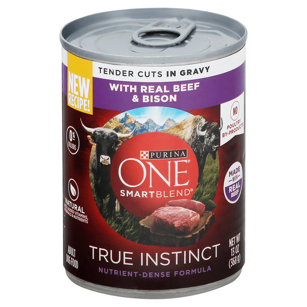 Save on Purina ONE True Instinct Adult Wet Dog Food Tender Cuts Beef