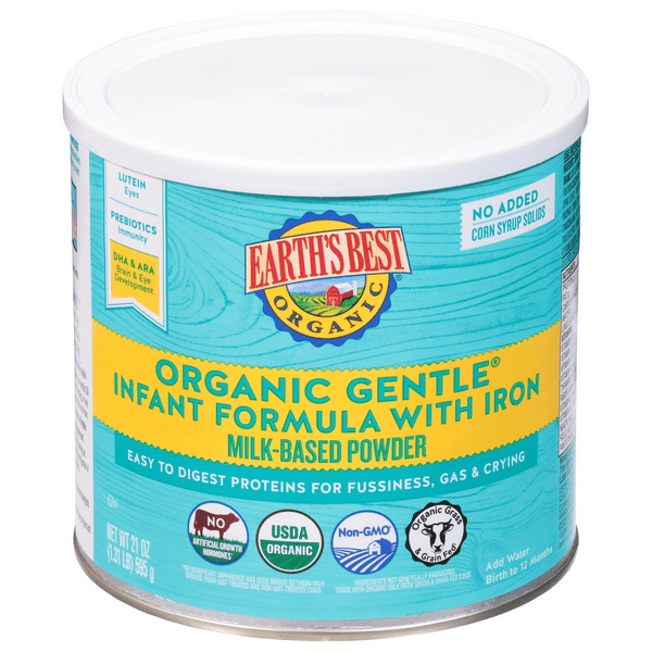 Save on Earth's Best Gentle Infant Formula with Iron MilkBased Organic
