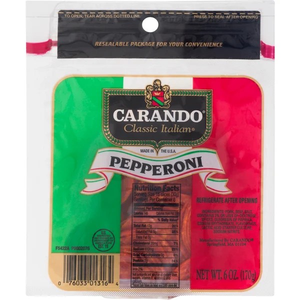 Save on Carando Pepperoni Classic Italian Sliced Order Online Delivery