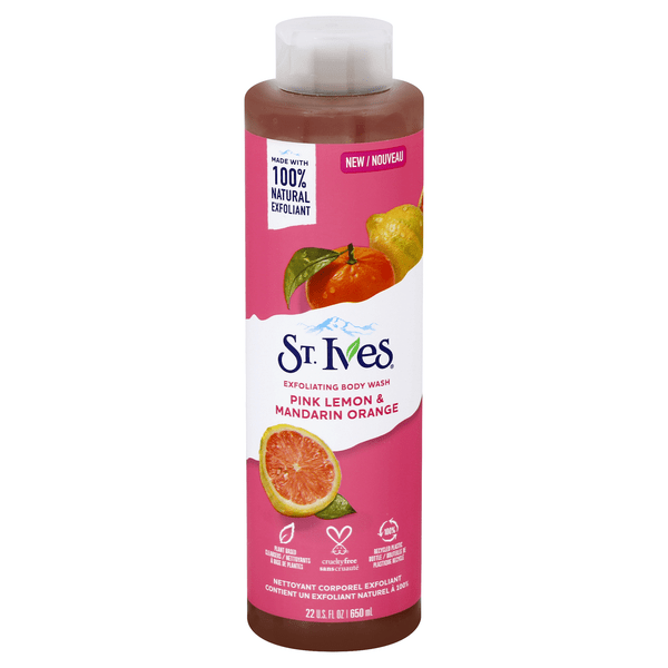 Save on St. Ives Exfoliating Body Wash Pink Lemon & Mandarin Orange