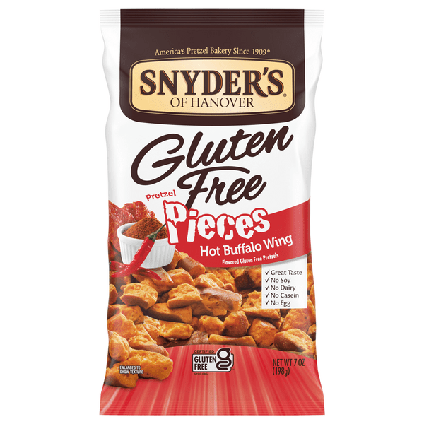 Save on Snyder's of Hanover Pretzel Pieces Hot Buffalo Wing Gluten Free