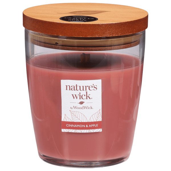 Save on Nature's Wick Scented Candle Cinnamon Apple Order Online