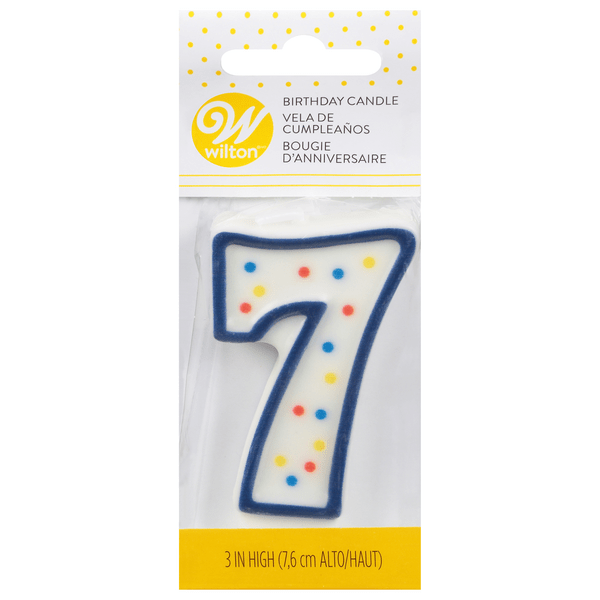 Save on Wilton Candle Birthday Numeral 7 Order Online Delivery GIANT