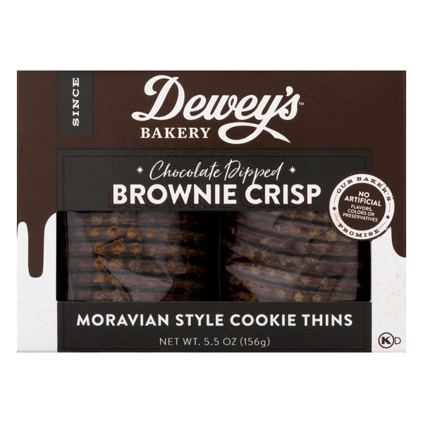 Save on Dewey's Bakery Brownie Crisp Cookie Thins Moravian Style Order