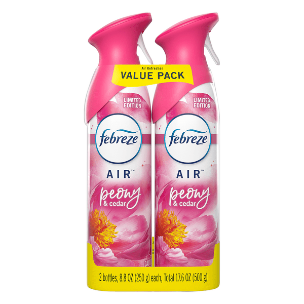 Save on Febreze OdorEliminating Air Freshener Peony & Cedar Value Pack 2 ct Order Online