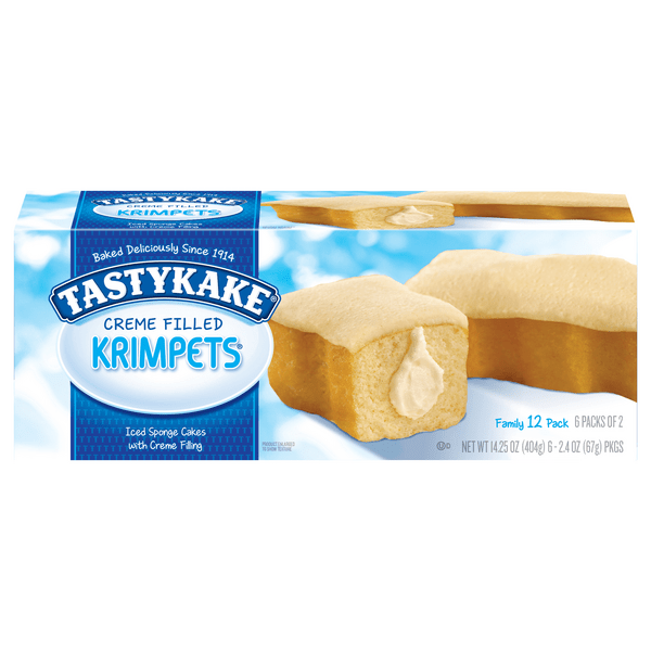 Save on Tastykake Krimpets Butterscotch Cream Filled 2 ea 6 ct Order