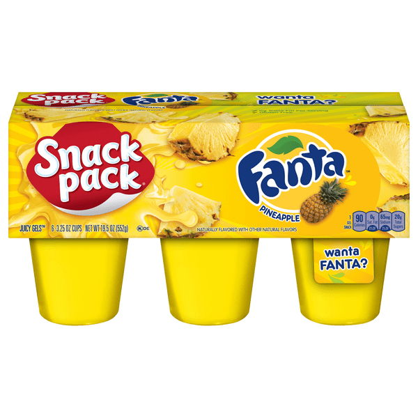 Save on Snack Pack Juicy Gels Fanta Pineapple 6 ct Order Online