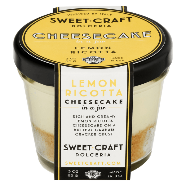 Save on Sweet Craft Dolceria Cheesecake in a Jar Lemon Ricotta