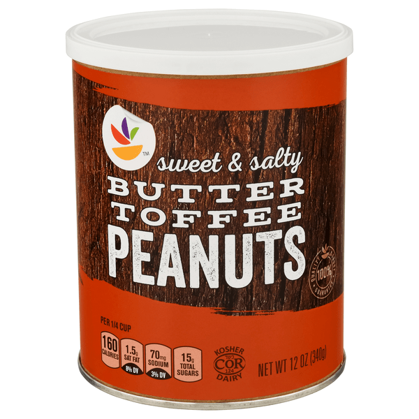 Save on Our Brand Sweet & Salty Peanuts Butter Toffee Order Online
