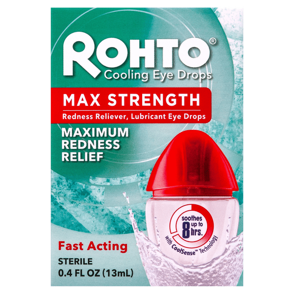 Save on Rohto Cooling Eye Drops Maximum Redness Relief Order Online