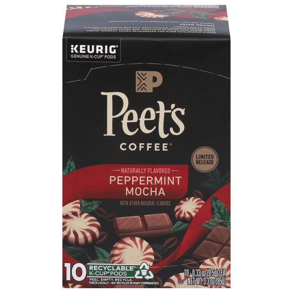 Save on Peet's Coffee Peppermint Mocha Coffee KCups Pods Order Online