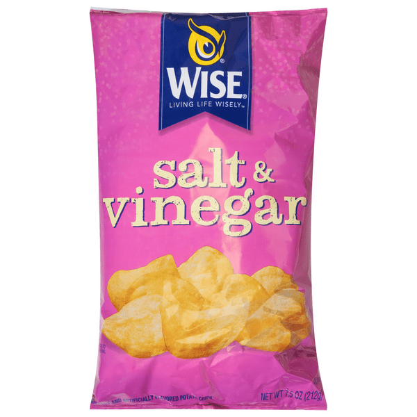 Save on Wise Potato Chips Salt & Vinegar Order Online Delivery Stop