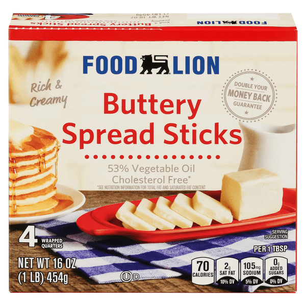 Save on Food Lion Buttery Spread Sticks 4 ct Order Online Delivery
