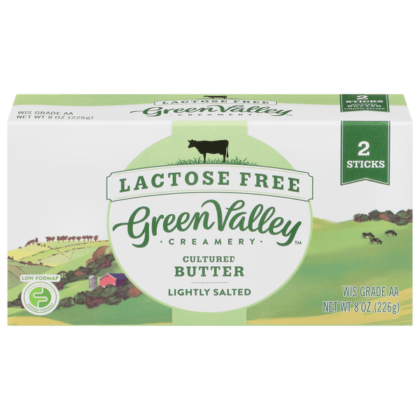 Save on Green Valley Creamery Cultured Butter Lightly Salted Lactose