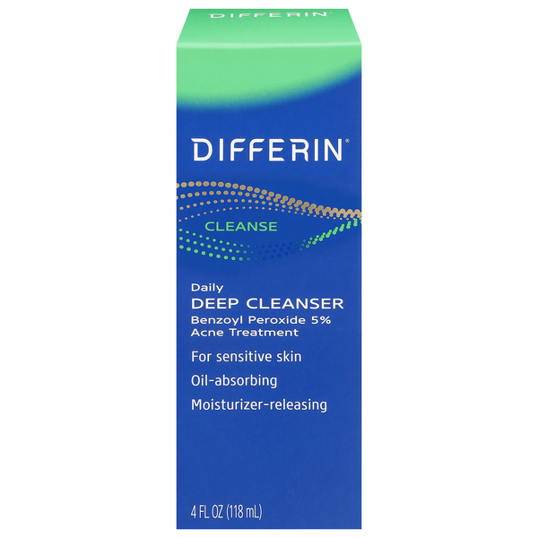 Save on Differin Daily Deep Benzoyl Peroxide Cleanser Acne Treatment