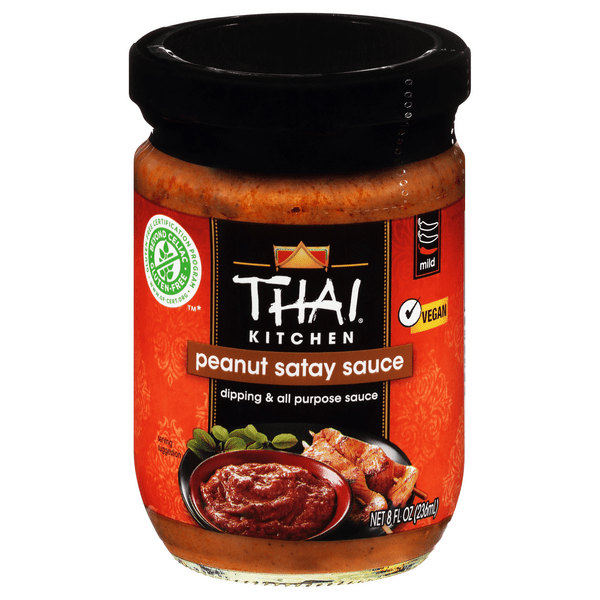 Save on Thai Kitchen Peanut Satay Sauce Mild Gluten Free Vegan Order