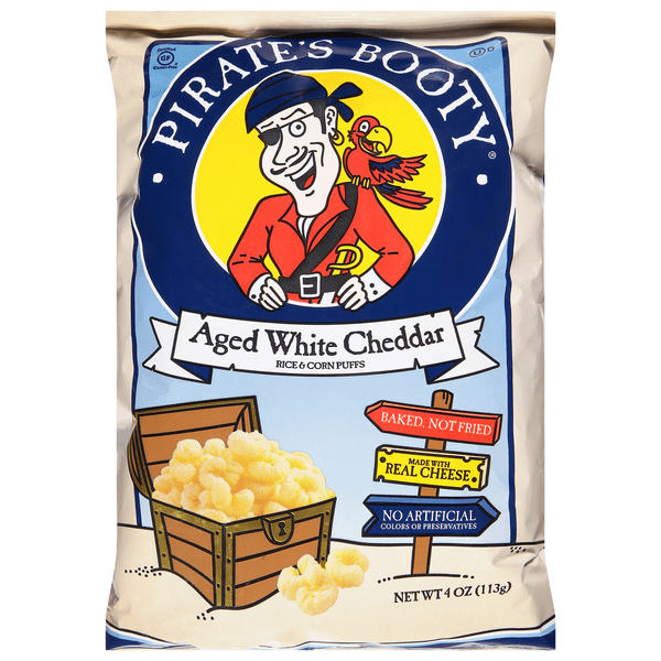 Save on Pirate Brands Pirate's Booty Aged White Cheddar All Natural